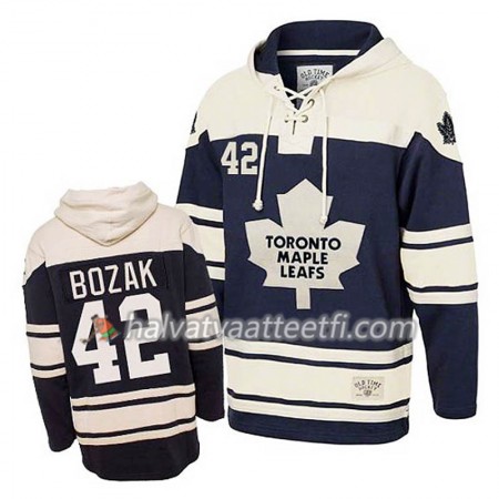 Miesten NHL Toronto Maple Leafs Tyler Bozak 42 Sininen Sawyer Hooded Sweatshirt Miesten NHL Toronto Maple Leafs Tyler Bozak 42 Sininen Sawyer Hooded Sweatshirt